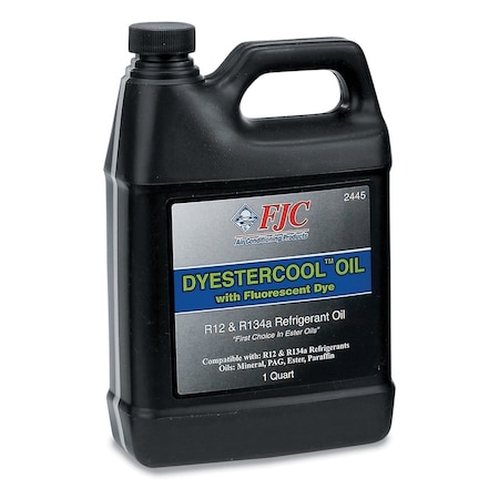 Fjc Estercool Oil, Dye, 1 qt. 2445